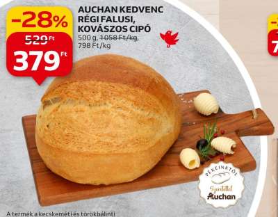 Auchan kedvenc régi falusi, kovászos cipó