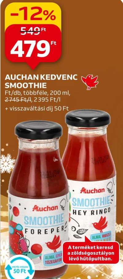 Auchan Kedvenc smoothie