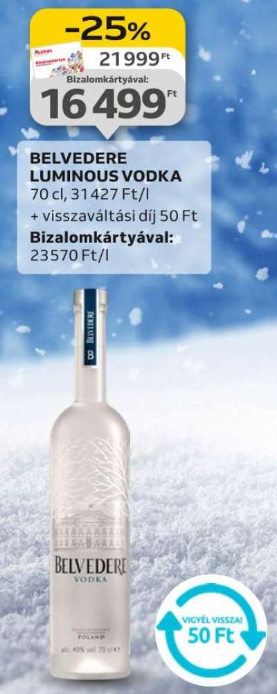 Belvedere Luminous vodka