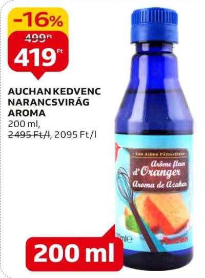 Auchan Kedvenc narancsvirág aroma