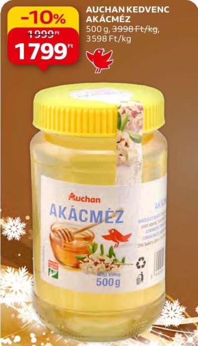 Auchan kedvenc Akácméz