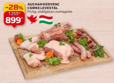 Auchan Kedvenc csirke levestál