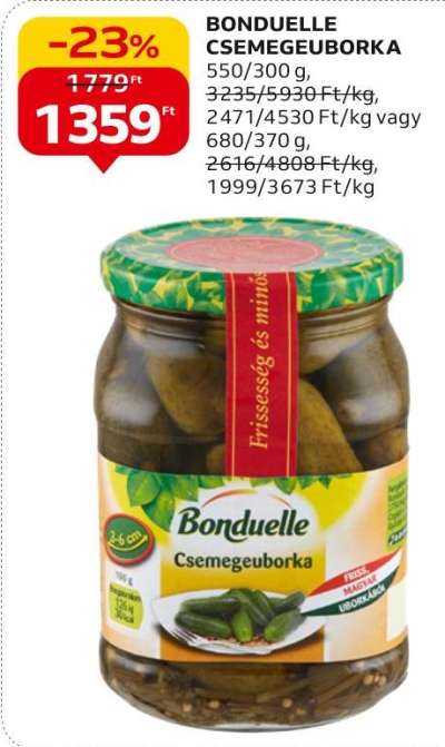 Bonduelle Csemegeuborka