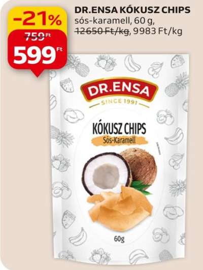 Dr.Ensa Kókusz chips