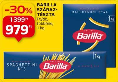 Barilla száraz tészta