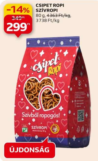 Csipet ropi szívropi