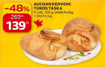 auchan kedvenc túrós táska