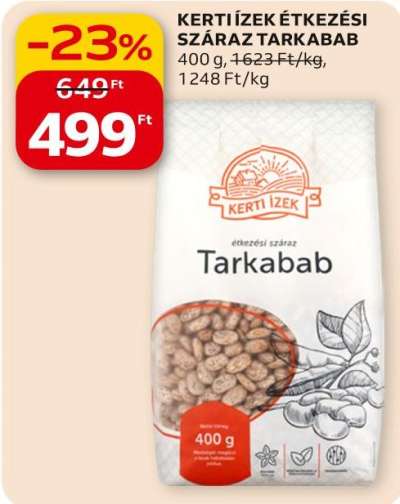 Kerti ízek étkezési száraz tarkabab