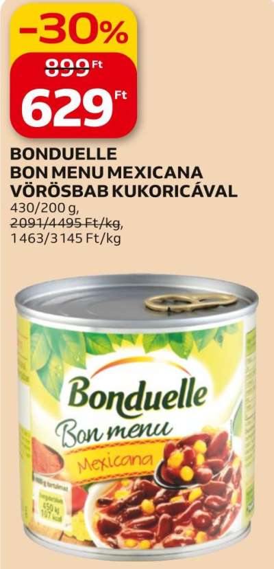 Bonduelle Bon menu mexicana vörösbab kukoricával