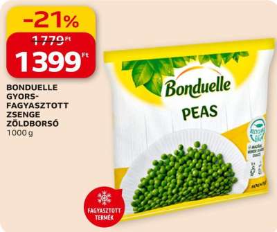 Bonduelle Gyorsfagyasztott zsenge zöldborsó