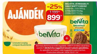 belVita BELVITA JÓ REGGELT! VAGY SOFTY KEKSZ