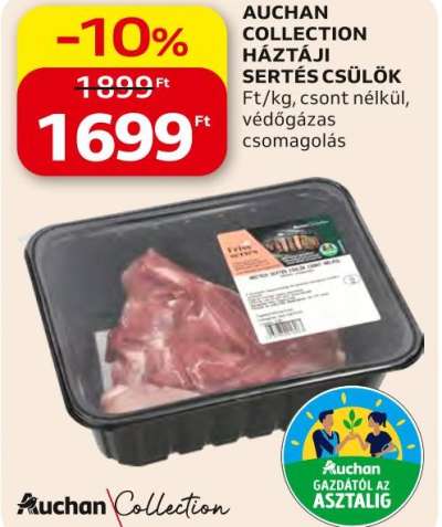 Auchan Collection AUCHAN COLLECTION HÁZTÁJI SERTÉS CSÜLÖK