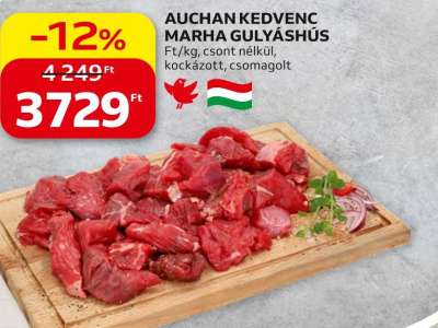 AUCHAN KEDVENC MARHA GULYÁSHÚS