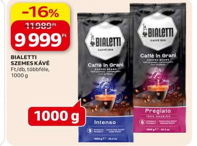 BIALETTI SZEMES KÁVÉ