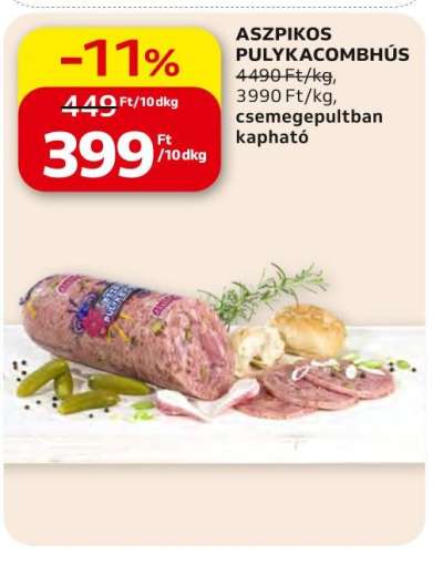 ASZPIKOS PULYKACOMBHÚS