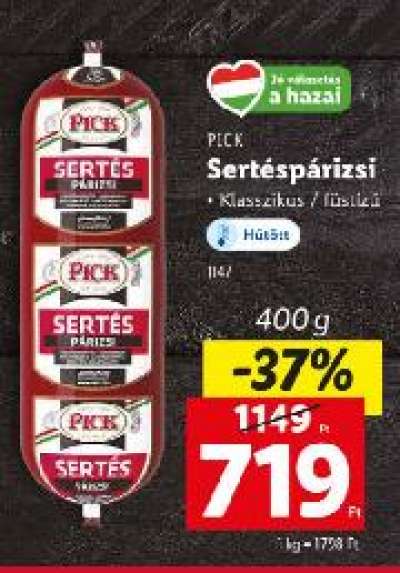 PICK Sertéspárizsi