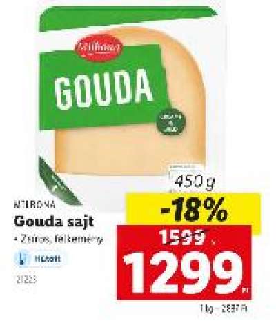 Milbona Gouda sajt