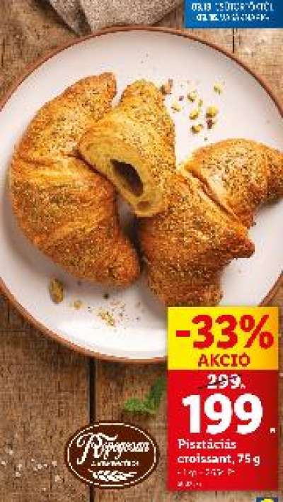 Pisztáciás croissant