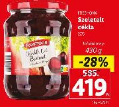 Freshona Szeletelt cékla