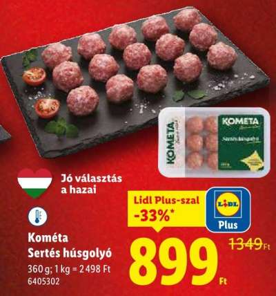 Kométa Sertés húsgolyó