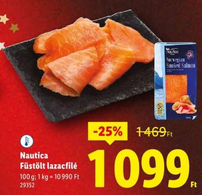 Nautica Füstölt lazacfilé