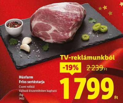 Húsfarm Friss sertéstarja