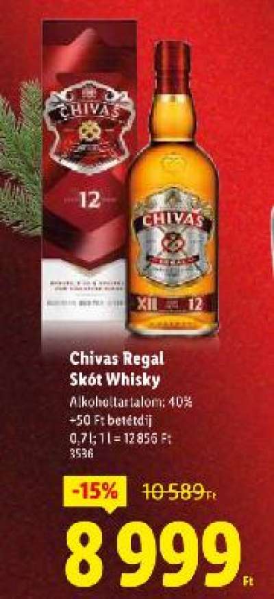 Chivas Regal Skót Whisky