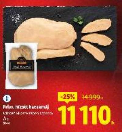 Friss, hízott kacsamáj