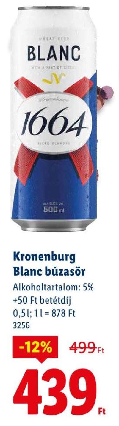 Kronenburg Blanc búzasör