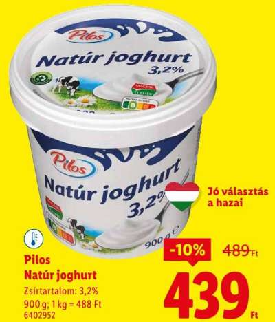 Pilos Natúr joghurt