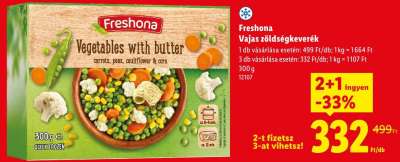Freshona Vajas zöldségkeverék