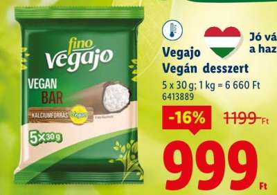 fino Vegajo Vegán desszert