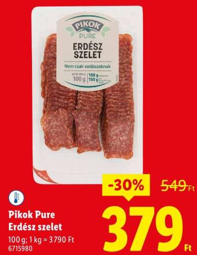 Pikok Pure Erdész szelet