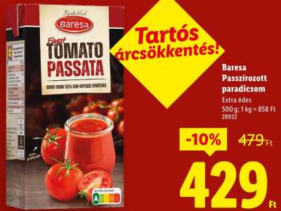 Baresa Passzírozott paradicsom