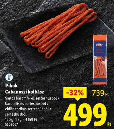 Pikok Cabanossi kolbász