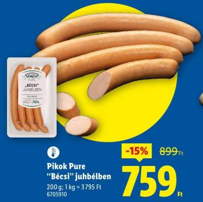 Pikok Pure Bécsi juhbélben