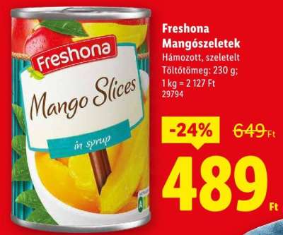 Freshona Mangószeletek
