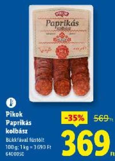 Pikok Paprikás kolbász