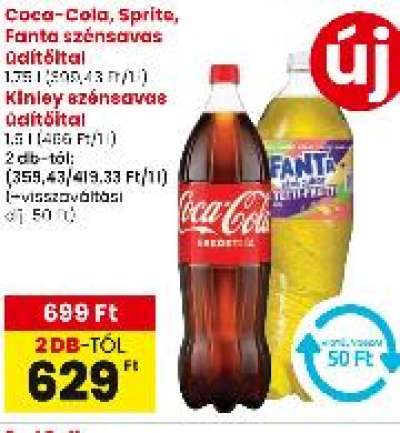 Coca-Cola, Sprite, Fanta szénsavas üdítőital