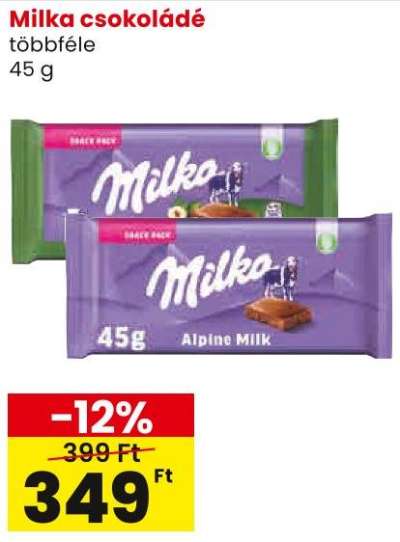 Milka csokoládé