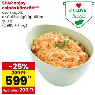 SPAR enjoy. csípős körözött