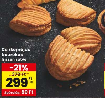 Csirkemájas bourekas