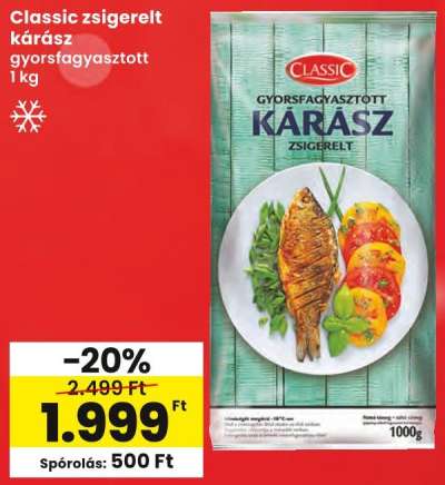 Classic zsigerelt kárász