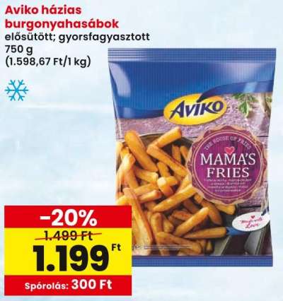 Aviko házias burgonyahasábok