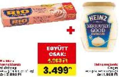 Rio Mare + Heinz majonéz