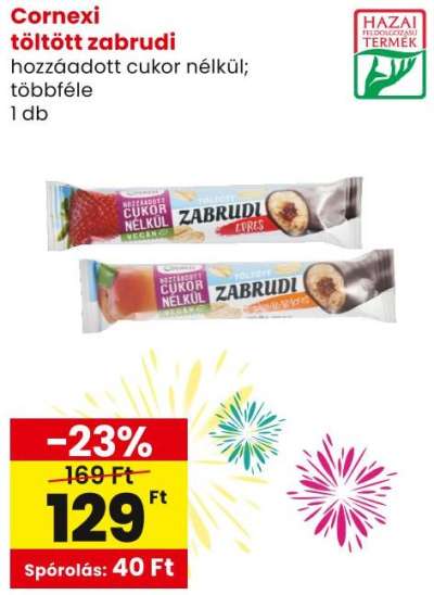 Cornexi töltött zabrudi