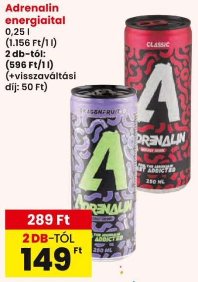 Adrenalin energiaital