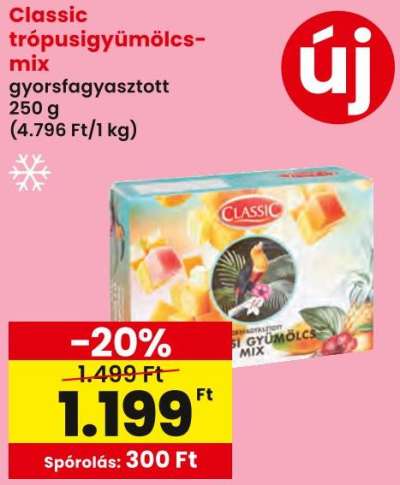 Classic trópusi gyümölcs-mix