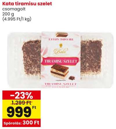 Kata tiramisu szelet