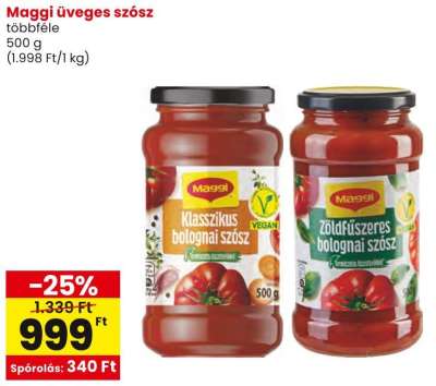 Maggi üveges szósz